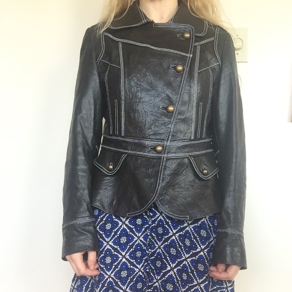 Nicola Bertti Jackets & Blazers - Italian Soft Black Leather Jacket  x LA boutique